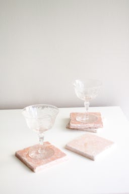 Marble Coaster Set (Palm Court): additional image