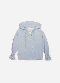 Sophia Lace-Up Hoodie: additional image