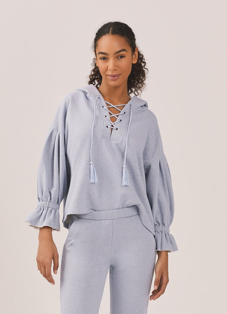 Sophia Lace-Up Hoodie: image 1