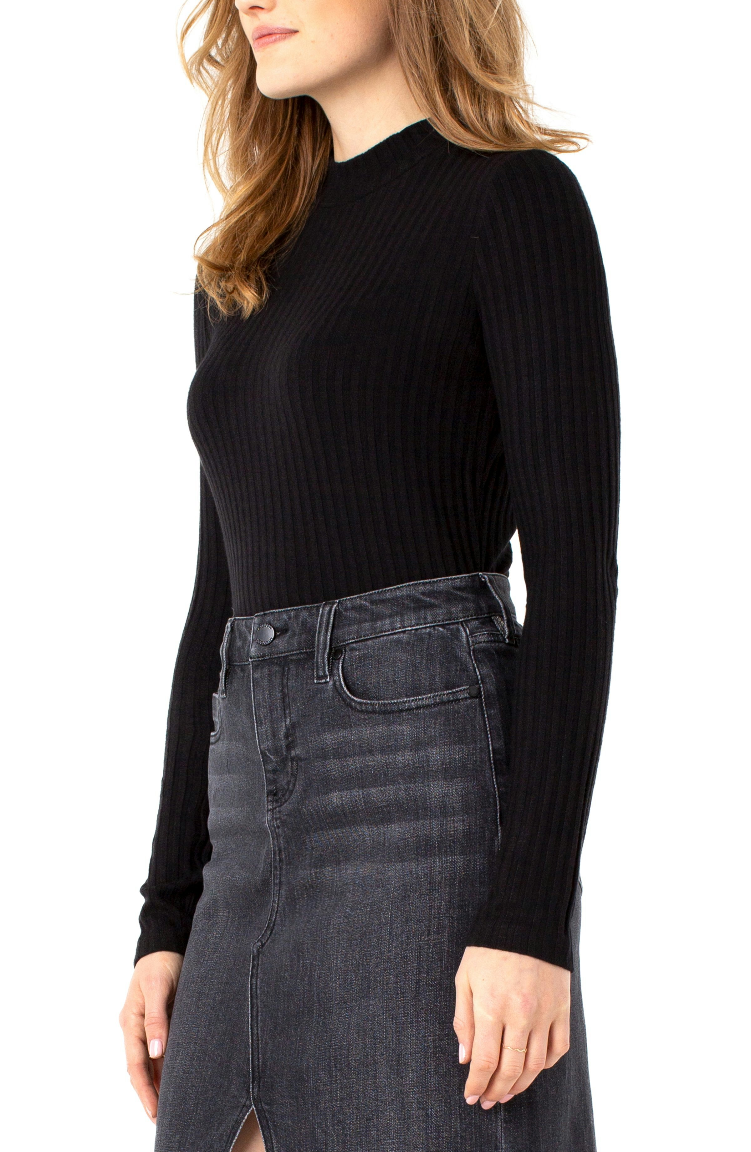 SayahMen Solid Leisure Knitting Long-Sleeve Plus-Size Mock Neck Sweater Top
