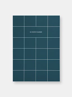 18-Month Planner in Teal: image 1