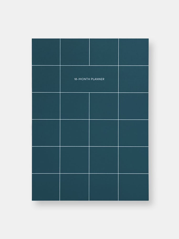 18-Month Planner in Teal: image 1