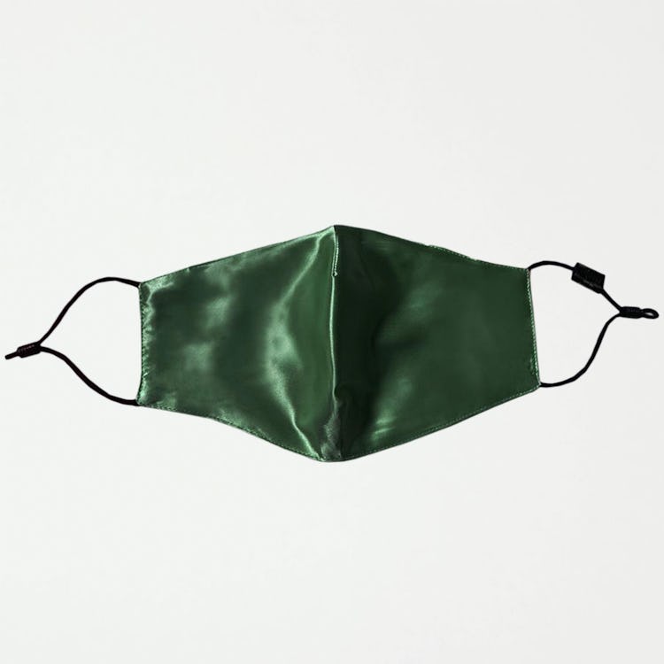 100% Silk Face Mask + (7) Disposable Filters: image 1