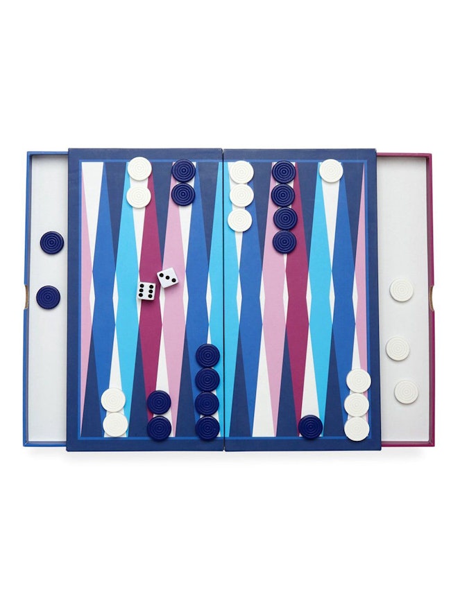 Two-in-One Backgammon and Checkers Game Set: image 1