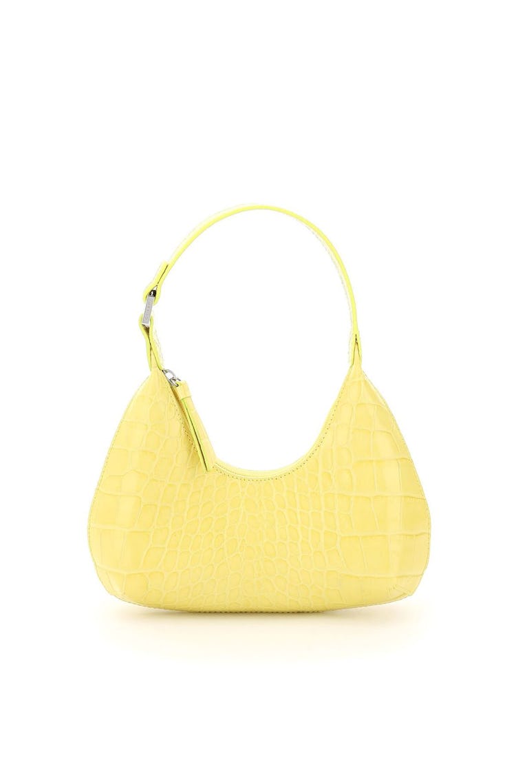 By Far Amber Croco Leather Print Bag: image 1