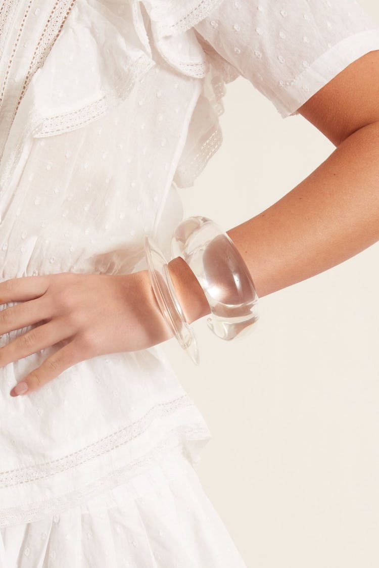 Meridian Cuff in Clear: image 1