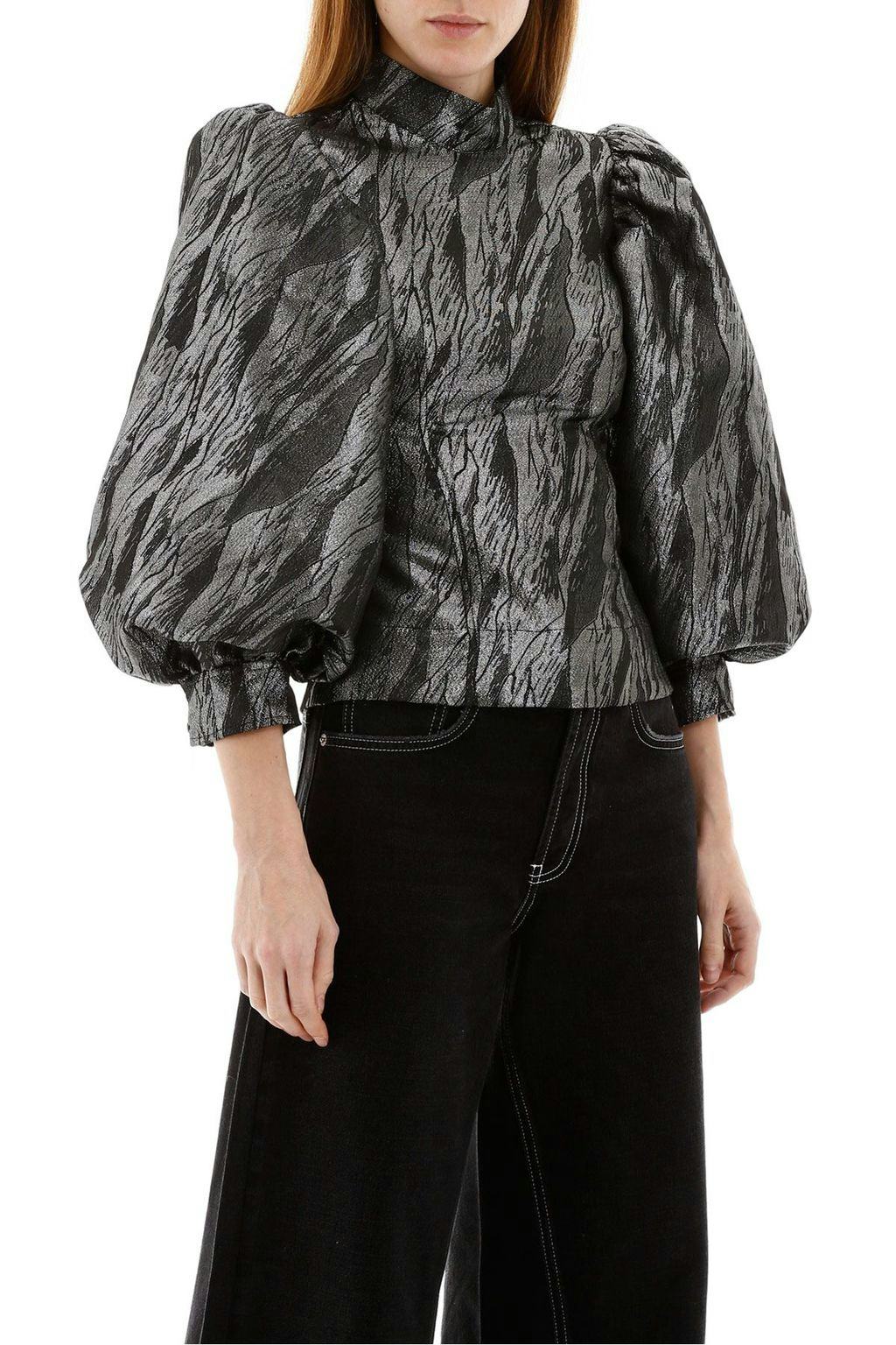 Ganni Jacquard Top: image 1