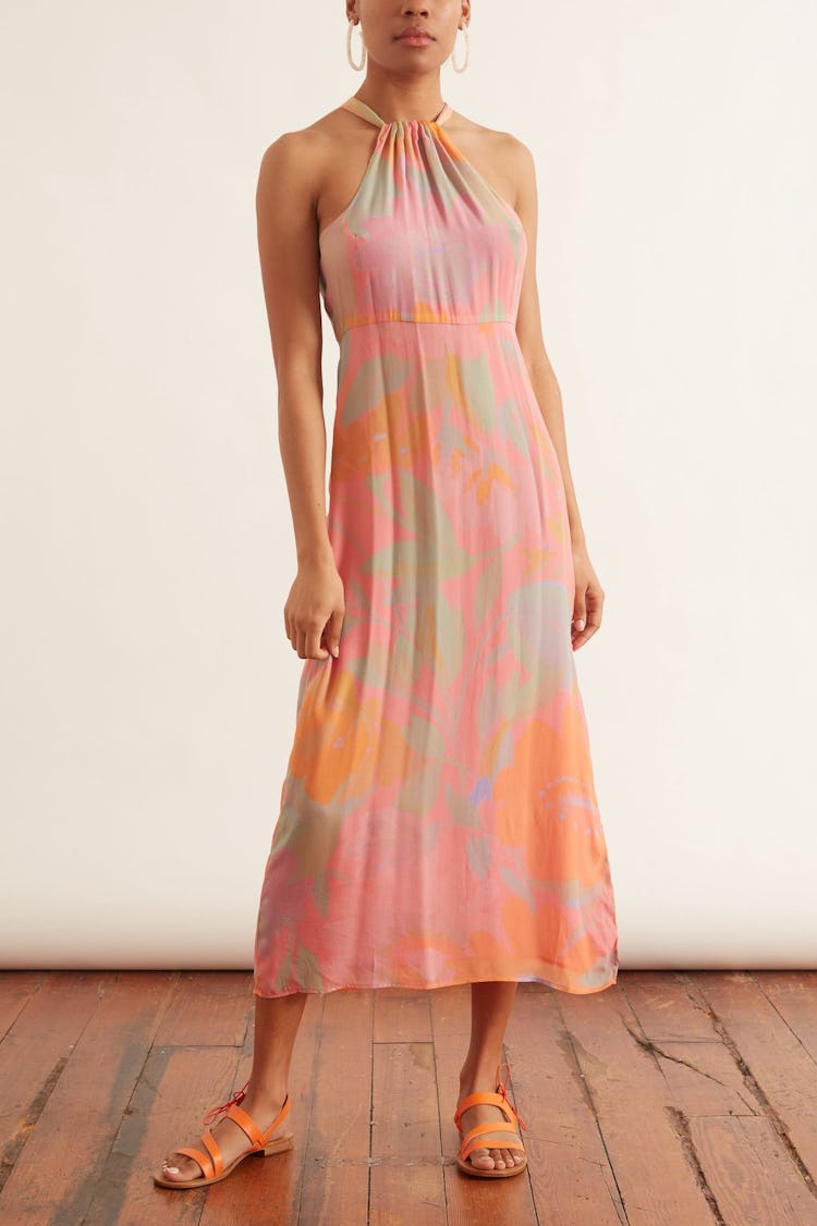 Corona Crepe Dress in Palma: image 1