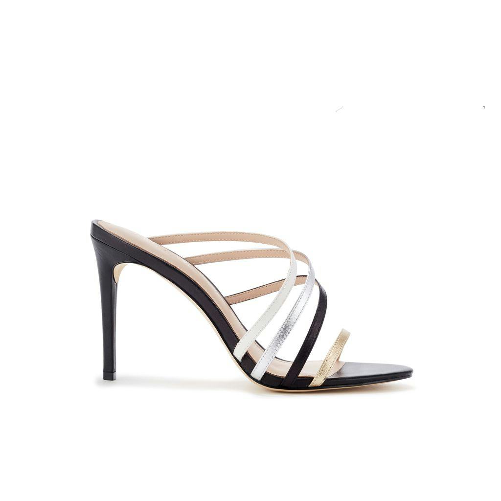 Hailey Multi-Strap Leather Mules: image 1