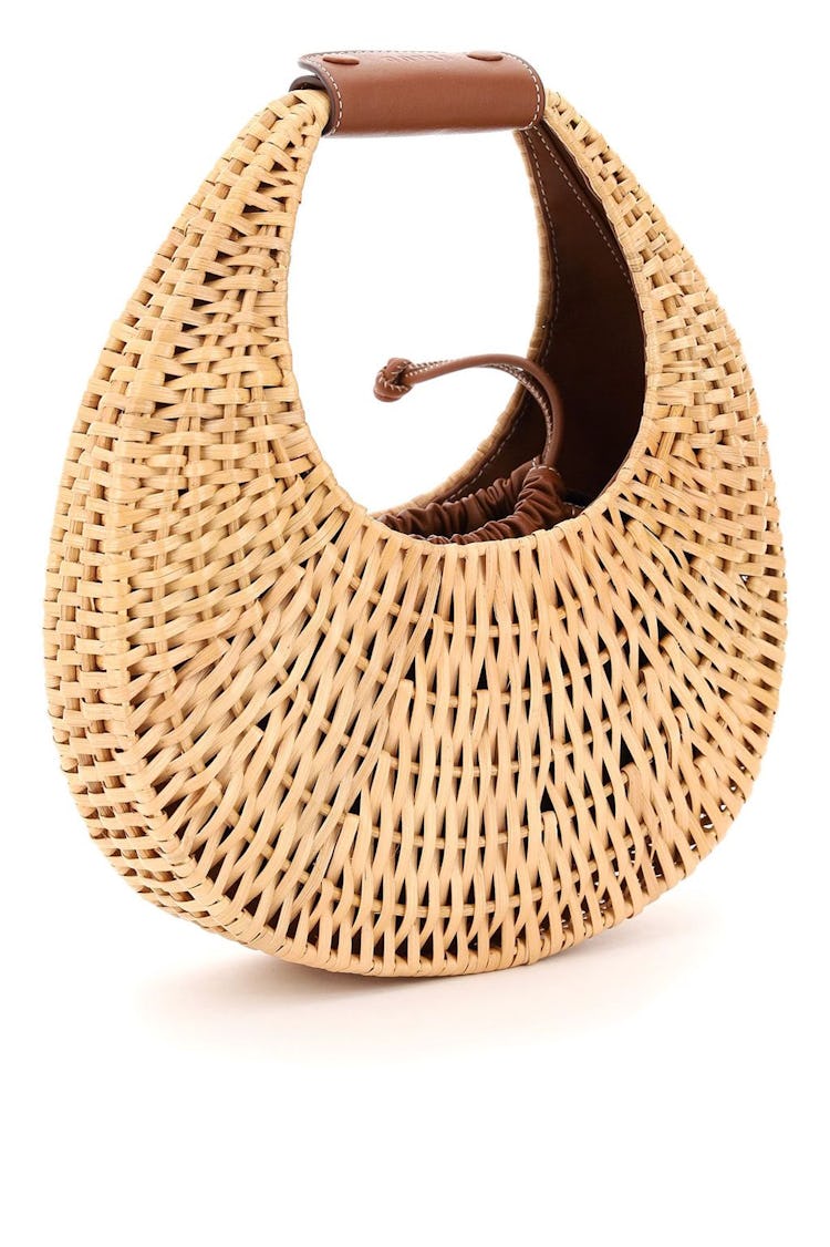 Staud Rattan Moon Hobo Bag: image 1