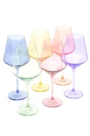 Colored Wine Stemware in Mixed - Set of 6: image 1