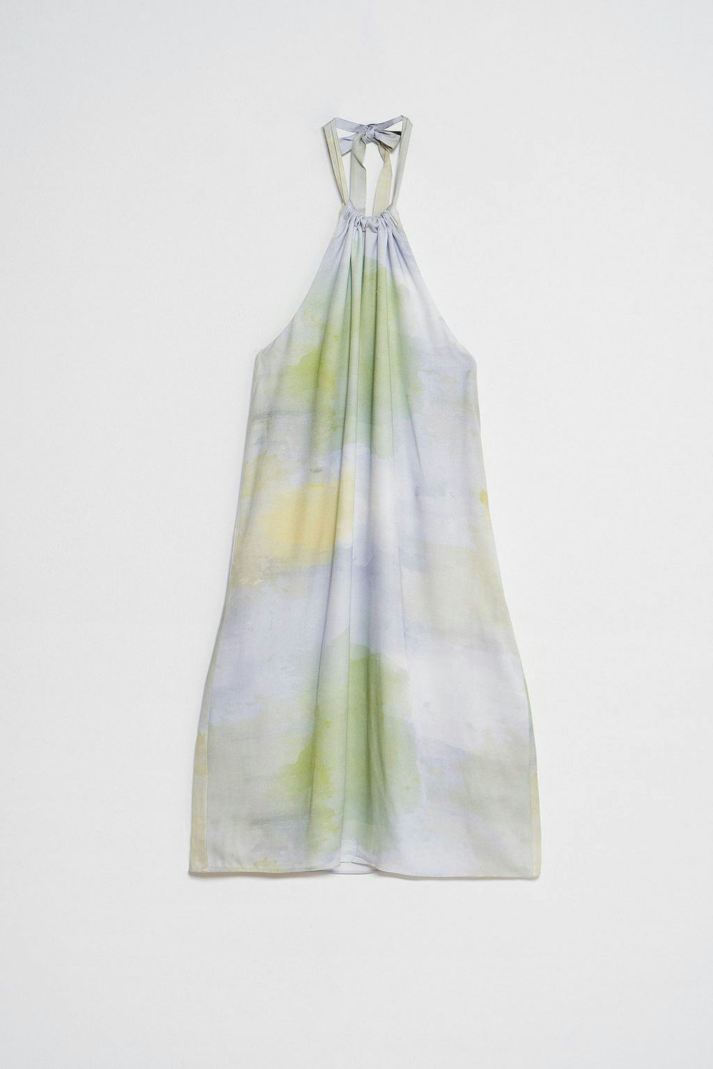 Tie Halterneck Mini Dress: image 1