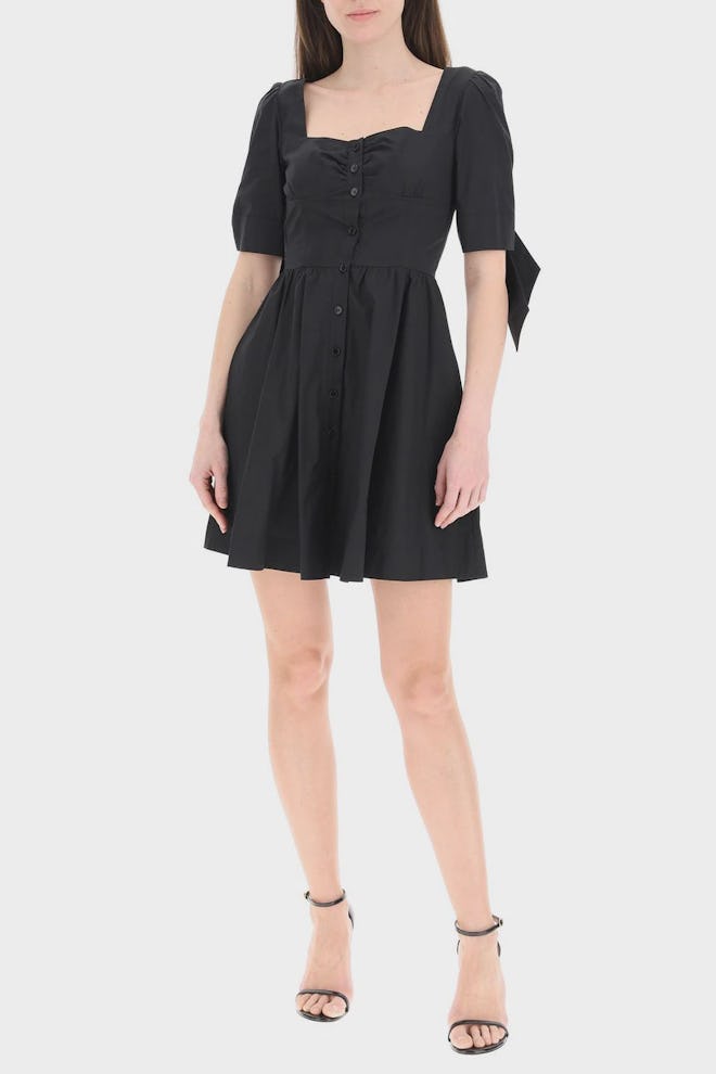 Pinko Mini Shirt Dress With Knots: image 1