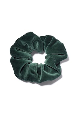 Velvet Scrunchie in Emerald: image 1