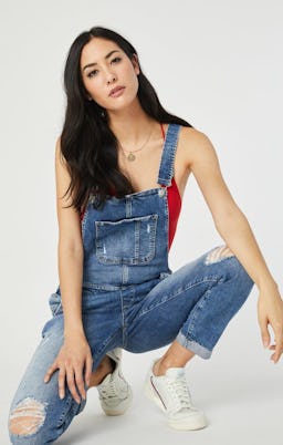 EDERA OVERALL IN USED RIPPED & FRINGE VINTAGE: image 1