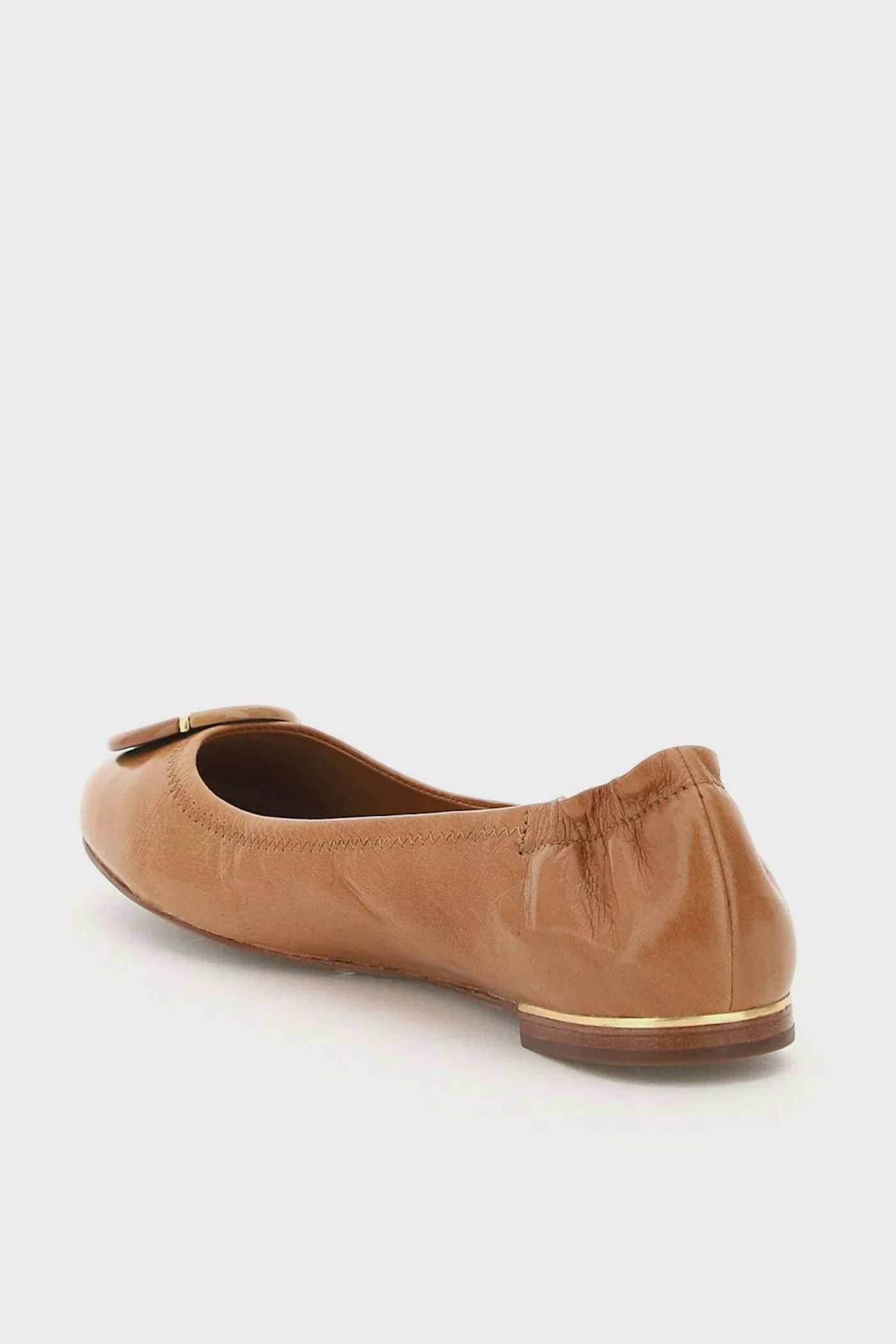 Khaite Ashland Leather Ballet Flats