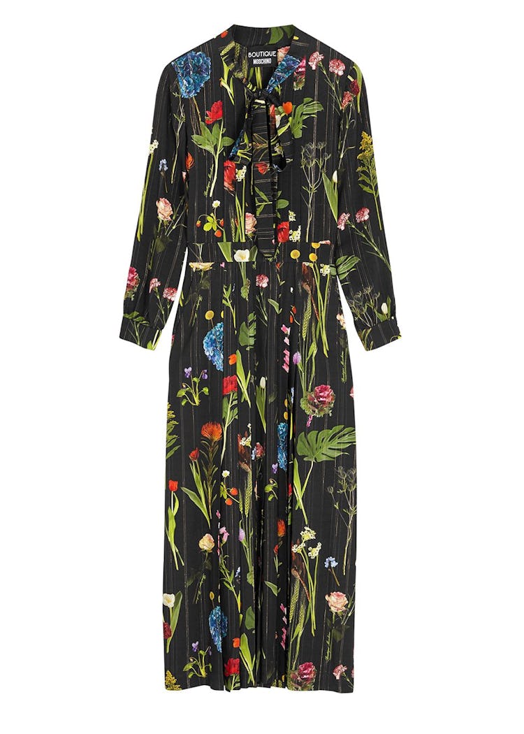 Floral-print maxi dress: image 1