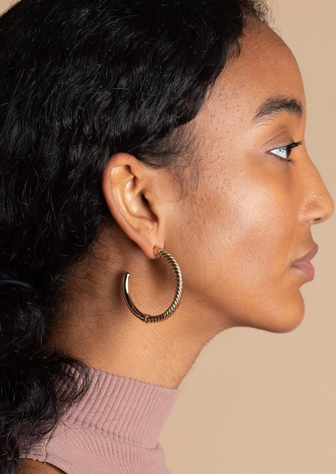 Uzi Hoop Earrings: image 1
