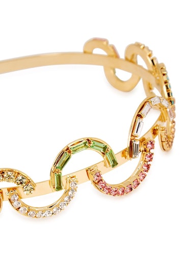 Brio crystal-embellished gold-tone headband: image 1