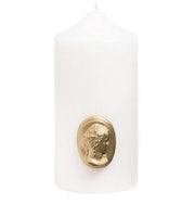White Pillar Candle 8cm x 15cm: image 1