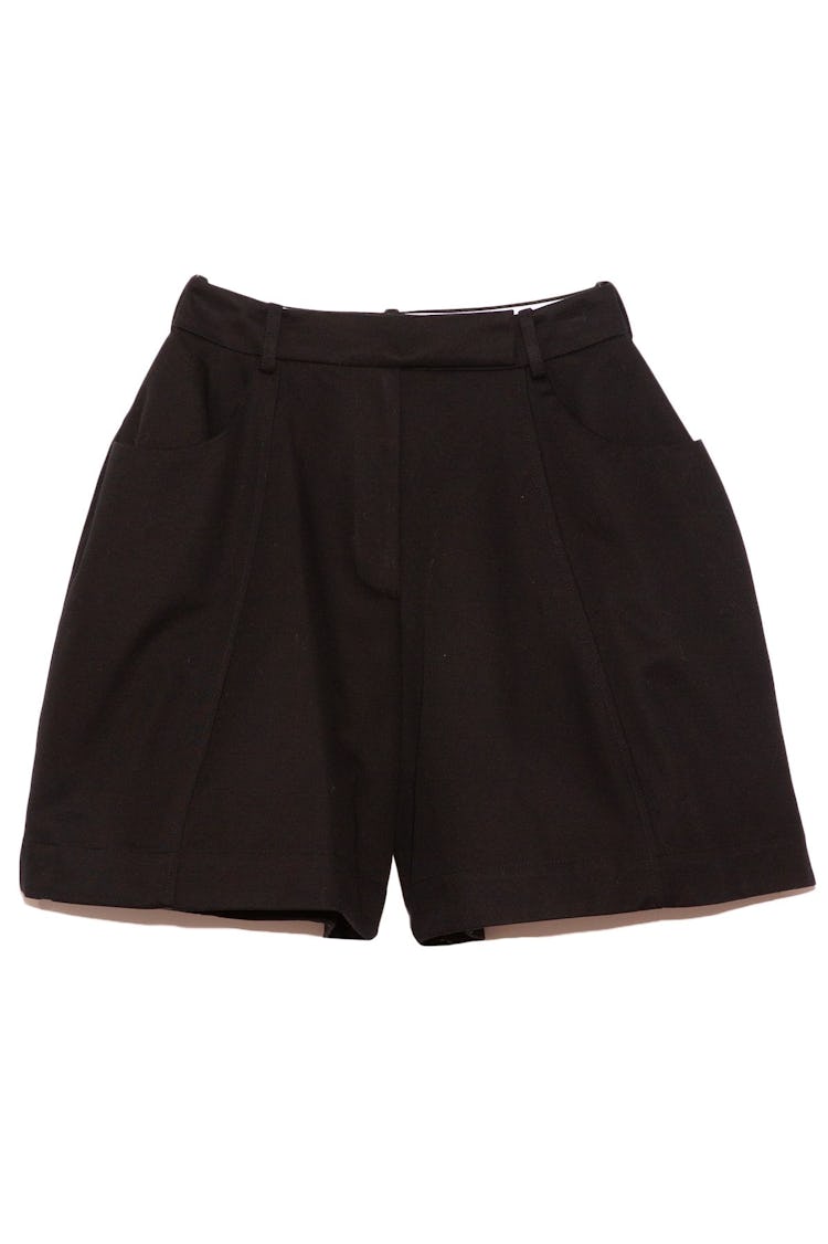Sculpted Shorts in Black: image 1