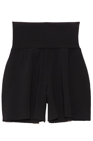 Compact Knit Shorts in Black: image 1