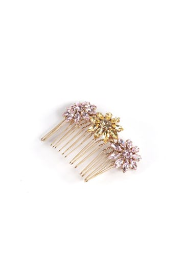 Utopia Hair Comb in Yellow/Rose: image 1