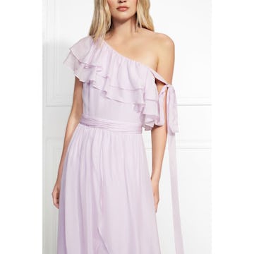 Susanna One Shoulder Ruffled Maxi Gown: image 1