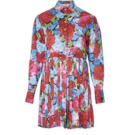 Floral print shirt dress: image 1