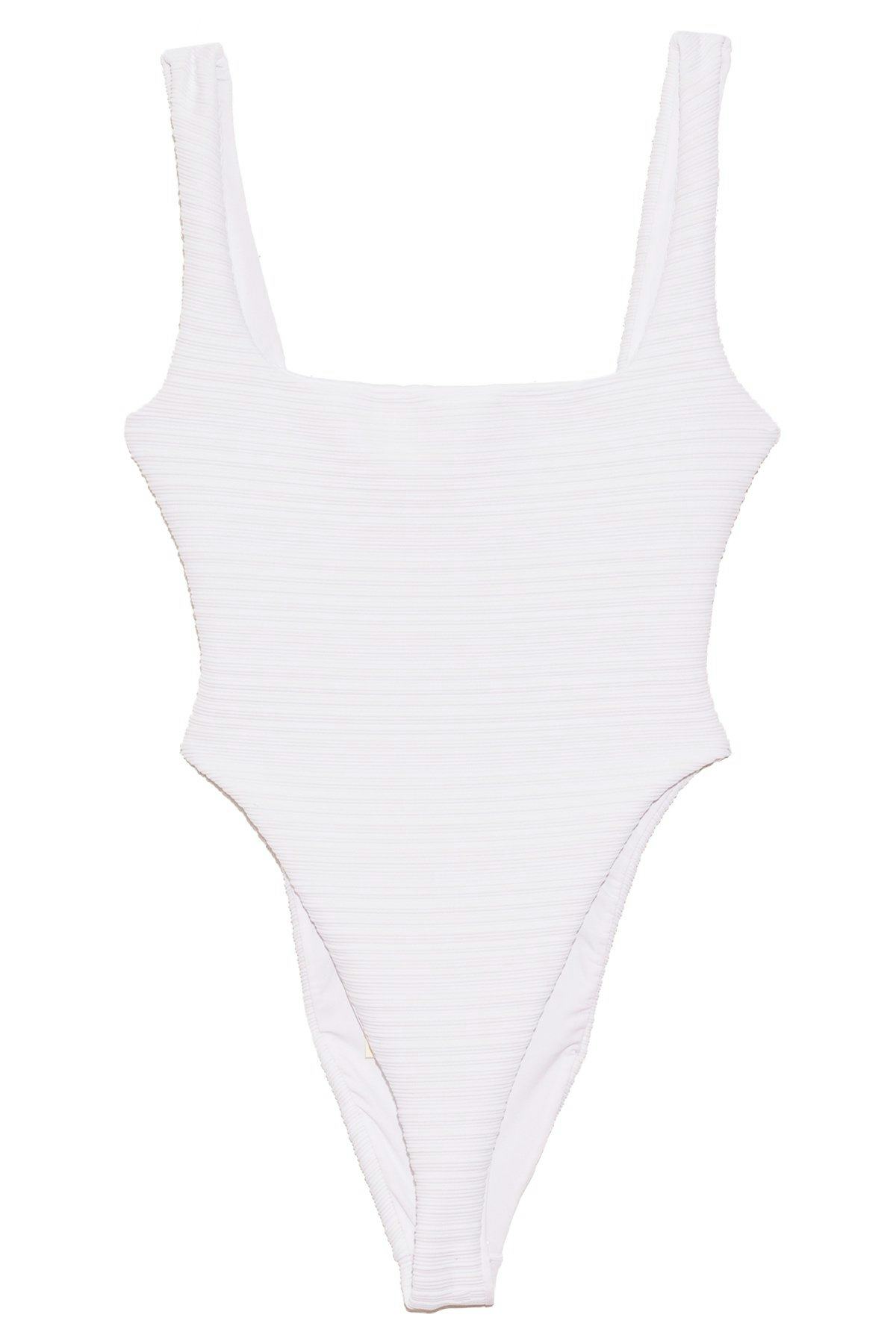 Idalia Swimsuit in White: image 1