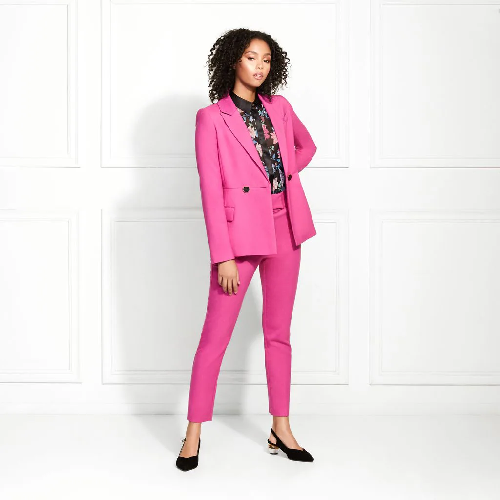 Benji Twill Suiting Cropped Trousers: image 1