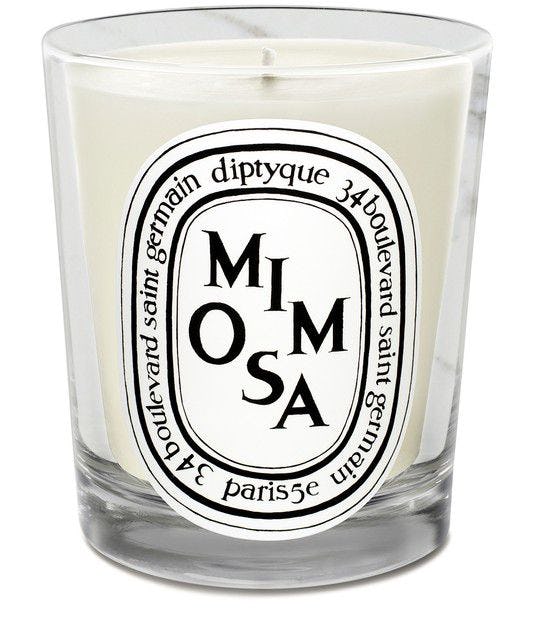 Mimosa scented candle 190 g: image 1