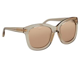 Linda Farrow 513 C4 Oversized Sunglasses: image 1