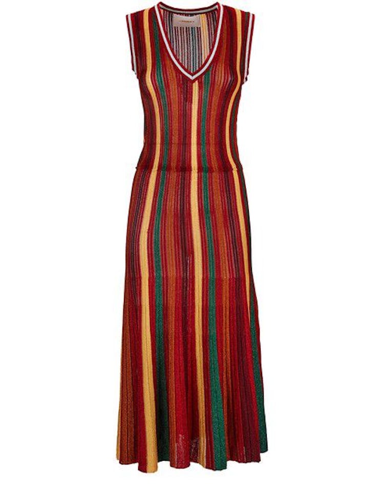 Accordion Knit Dress: image 1