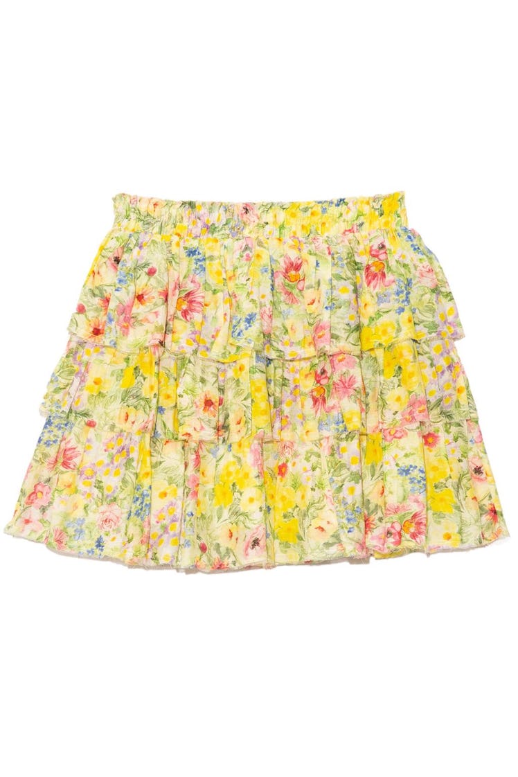 Brynlee Skirt in Rainbow Skies: image 1