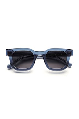 #004 Black Sunglasses in Blue: image 1