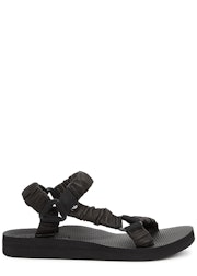 Trekky black leather sandals: image 1