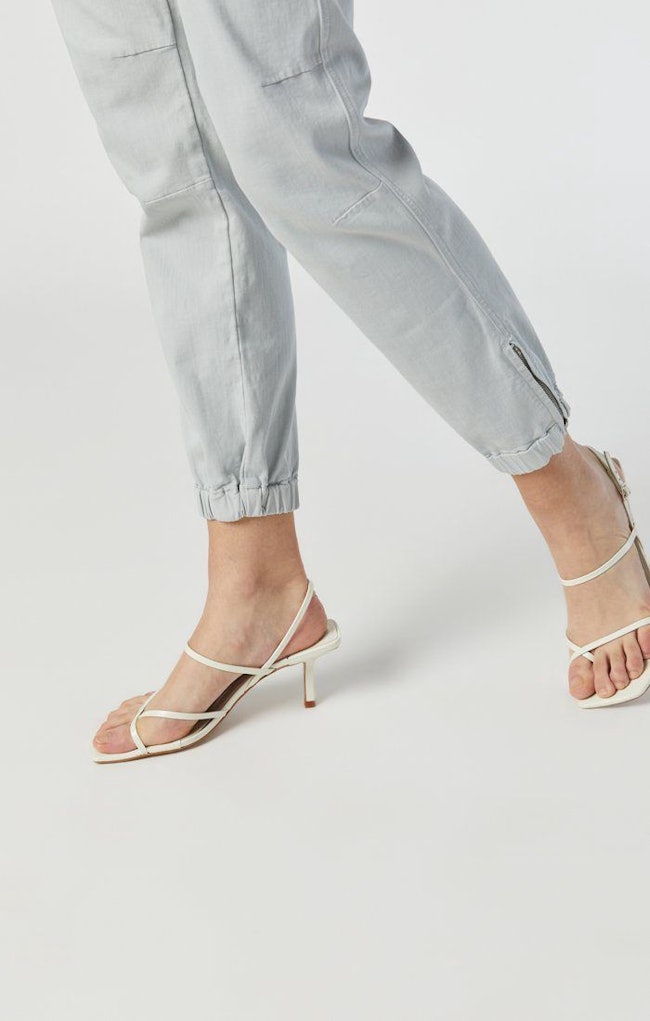 IVY SLIM CARGO IN PEARL BLUE TWILL: image 1