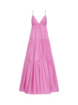 Tiered Front Maxi Dress: additional image
