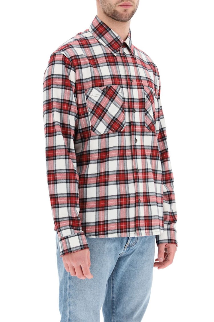 Off-white Check Flannel Shirt: additional image