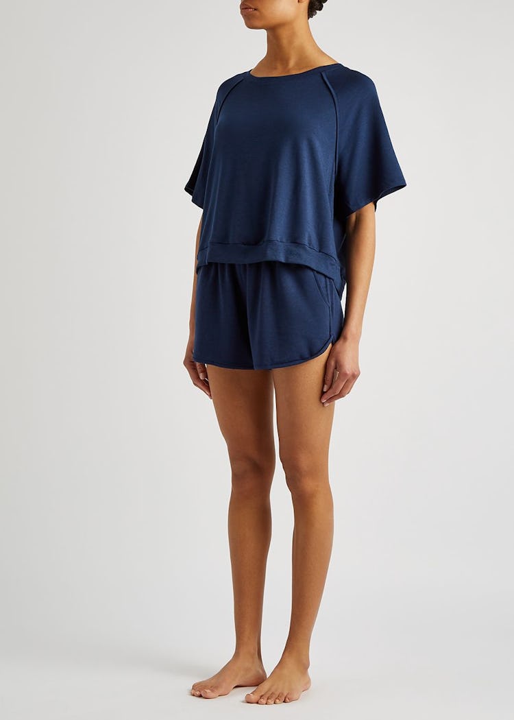 Blair Boardwalk navy pyjama shorts: additional image