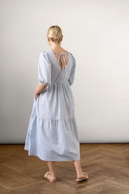 Bon Cotton Dress Blue: additional image