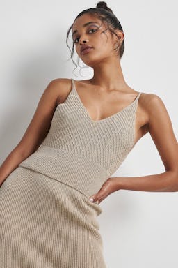 100% Recycled Seamless Knitted Singlet: additional image