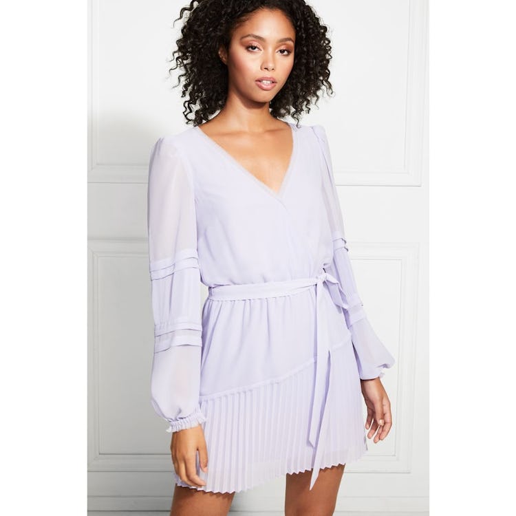 Raquel Dobby Chiffon Mini Dress: additional image