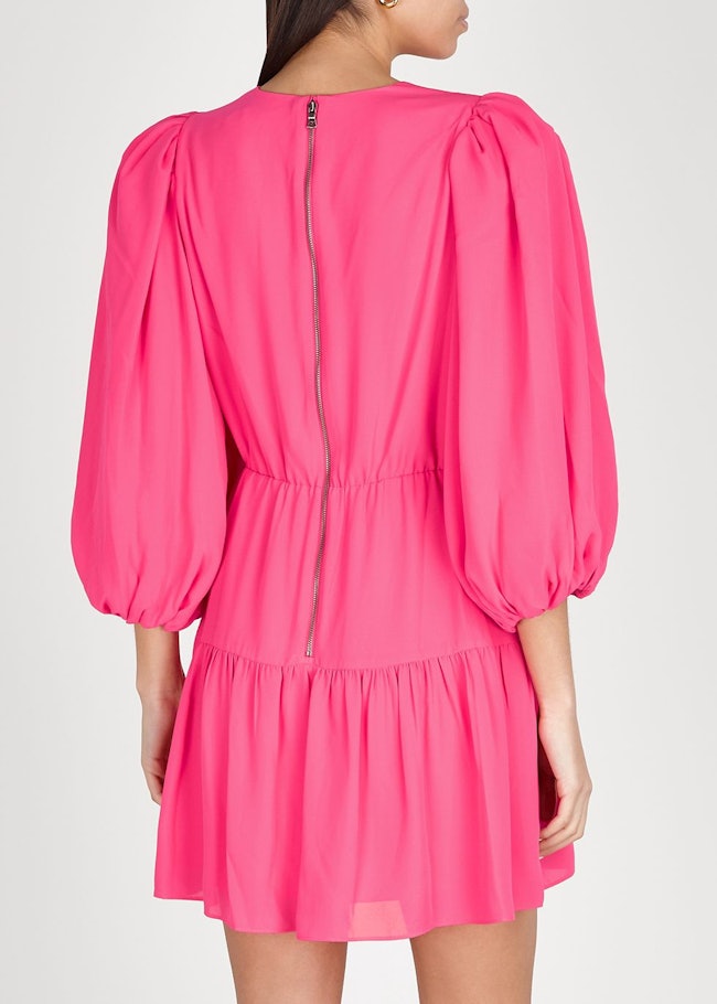 Shayla hot pink mini dress: additional image