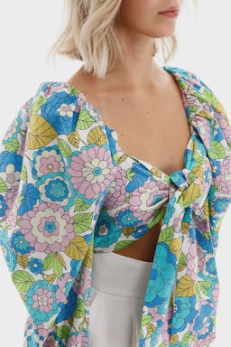 Dodo Bar Or Biby Floral Top: additional image