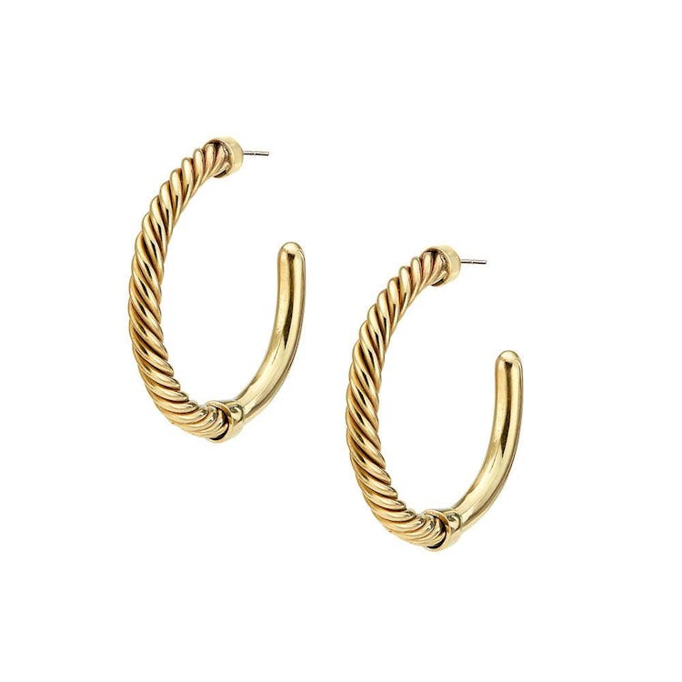 Uzi Hoop Earrings: additional image