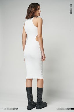 Limited Edition Cut Out Ribbed Midi Dress: additional image