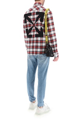 Off-white Check Flannel Shirt: additional image