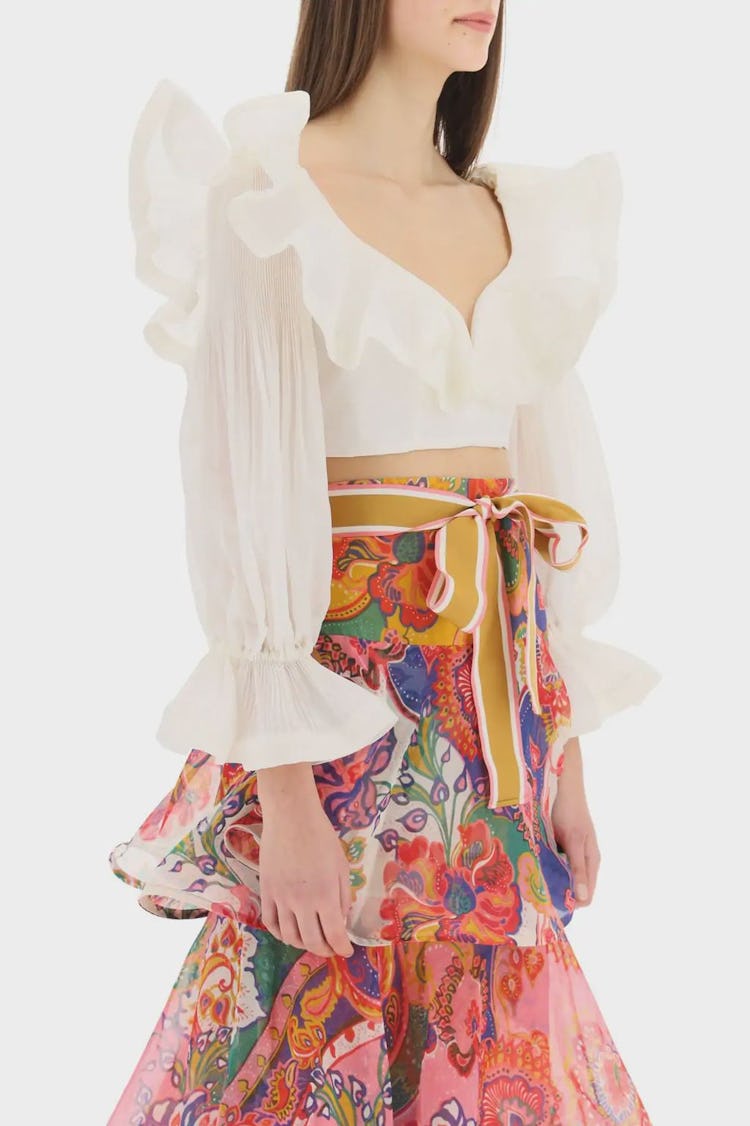 Zimmermann Lovertruck Cropped Top: additional image